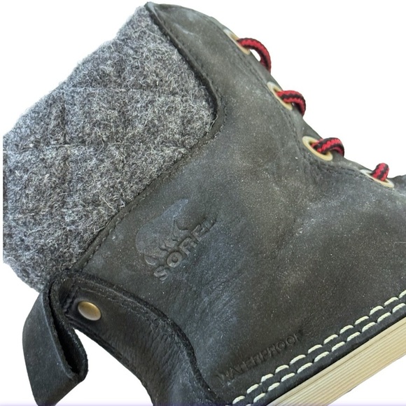 Sorel Slimpack II Lace up Snow-boots Black Size 8.5 - Picture 13 of 15